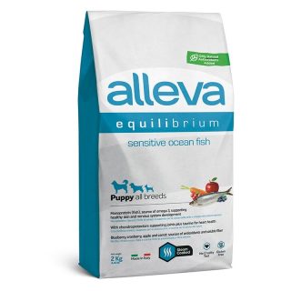 Alleva SP EQUILIBRIUM dog puppy sensitive all breeds ocean fish 2 kg