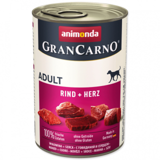 Gran Carno Adult - hov. maso a srdcia 400 g