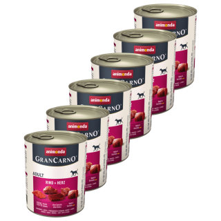 Gran Carno Adult - hov. a srdcia 800 g