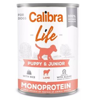 Calibra Dog Life konz.Puppy&Junior Lamb&rice 400g