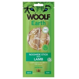 Pamlsok Woolf Dog Earth NOOHIDE L Sticks with Lamb 85 g