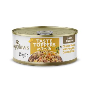 Applaws konzerva Dog Taste Toppers Broth Kurča so zeleninou 156 g