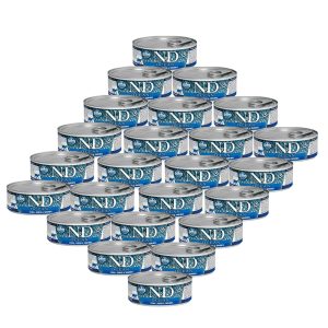 Farmina N&D cat OCEAN tuna, squid & shrimp konzerva 24 x 70 g