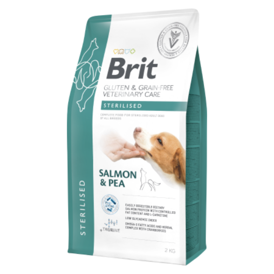 Brit Veterinary Diets GF dog Sterilised 2 kg