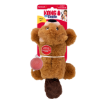 Hračka Kong Dog Cozie Pocketz Bobor s pískatkom, hnedá M