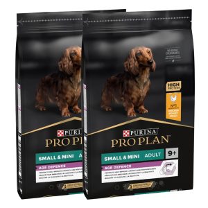 PRO PLAN SMALL & MINI ADULT 9+ AGE DEFENCE kura 2 x 7 kg