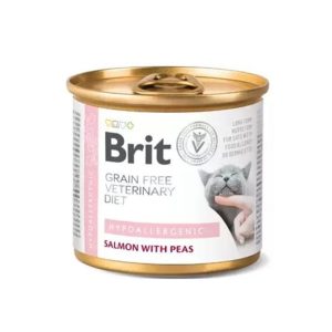 Brit Veterinary Diets GF cat Hypoallergenic 200 g konzerva