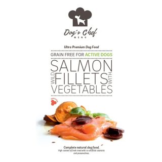 Dog´s Chef Wild Salmon fillets with Vegetables Active Dogs 12 kg