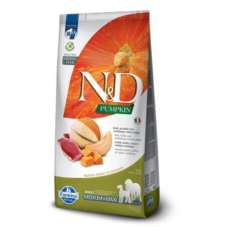 Farmina N&D dog PUMPKIN (GF) adult medium & maxi, duck & cantaluope 12 kg