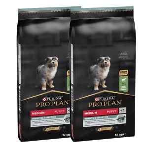 PRO PLAN MEDIUM PUPPY SENSITIVE DIGESTION jahňacie 2 x 12 kg