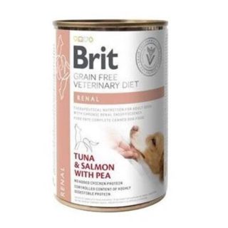 Brit Veterinary Diets GF dog Renal 400 g konzerva
