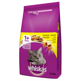 WHISKAS kuracie 1,4kg