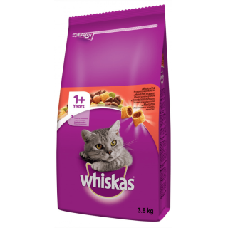 Whiskas hovadzi 3,8kg