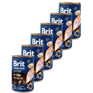 Konzerva Brit Premium by Nature Fish & Fish Skin 400 g