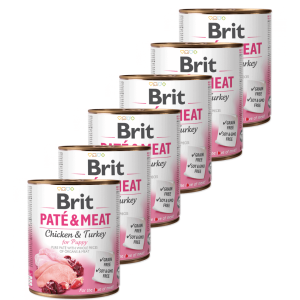 Konzerva BRIT Paté & Meat Puppy 800g