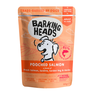 BARKING HEADS Pooched Salmon kapsička 300g