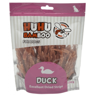 Huhubamboo Excellent sušené kačacie prúžky 250g