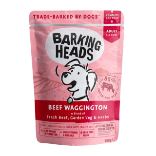 BARKING HEADS Beef Waggington kapsička 300 g