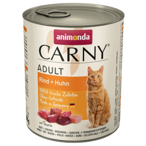 Animonda CARNY® cat Adult hovädzie a kura