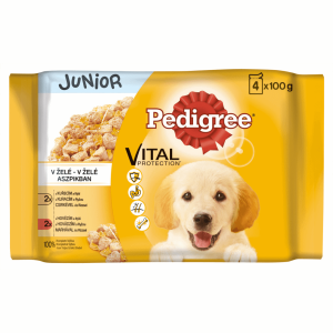 Pedigree Junior kapsičky v želé 4 x 100 g