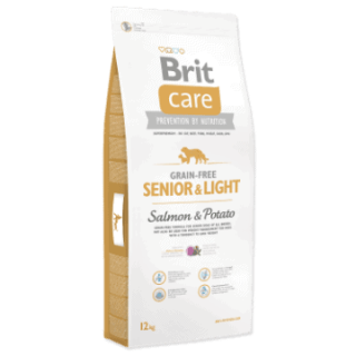 Brit Care GF Senior Light Losos,zem.12kg