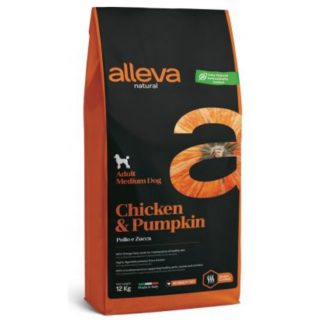 Alleva NATURAL dog adult medium chicken & pumpkin 12 kg