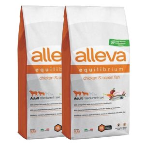 Alleva SP EQUILIBRIUM dog adult chicken & ocean fish 2 x 12 kg