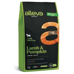 Alleva NATURAL dog adult mini lamb & pumpkin 12 kg