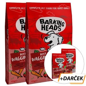 BARKING HEADS Beef Waggington 2 x 12 kg + 2 x 2 kg