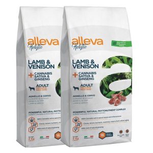 Alleva HOLISTIC dog adult medium & maxi lamb & venison 2 x 12 kg