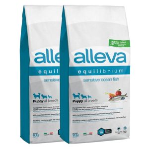 Alleva SP EQUILIBRIUM dog puppy sensitive all breeds ocean fish 2 x 12 kg