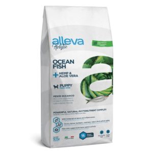 Alleva HOLISTIC dog puppy & junior medium fish 12 kg