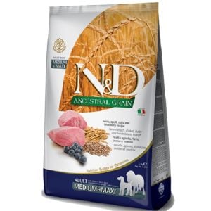 N & D dog LG adult medium & maxi lamb & blueberry 12 kg