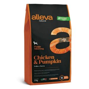 Alleva NATURAL dog puppy mini chicken & pumpkin 12 kg