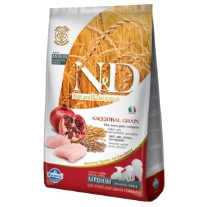 N & D dog LG puppy med & maxi chicken & pomegranate 12 kg