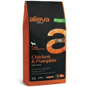 Alleva NATURAL dog puppy medium chicken & pumpkin 12 kg