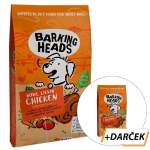 BARKING HEADS Bowl Lickin’ Chicken 12 kg + 2 kg