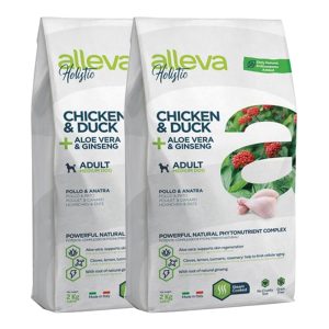 Alleva HOLISTIC dog adult medium chicken & duck 2 x 12 kg