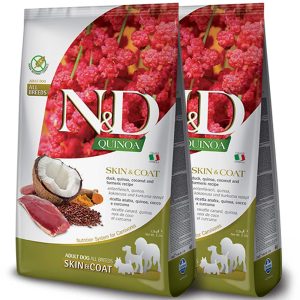 Farmina N & D dog QUINOA (GF) adult all breed, skin & coat, duck 2 x 7 kg