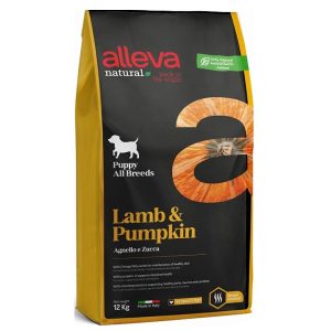 Alleva NATURAL dog puppy all breeds lamb & pumpkin 12 kg