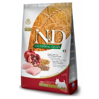 N & D dog LG Adult Mini Chicken & Pomegranate 7 kg