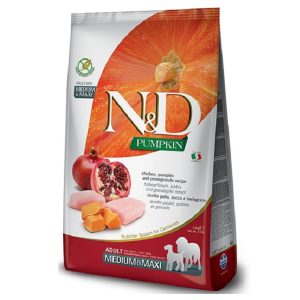 N & D dog GF PUMPKIN Adult Medium & Maxi Chicken & Pomegranate 12 kg