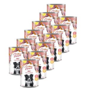 Calibra Dog Verve konzerva GF Adult Pork & Venison 12 x 400 g