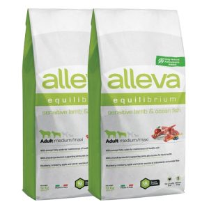 Alleva SP EQUILIBRIUM dog adult sensitive medium & maxi lamb & ocean fish 2 x 12 kg