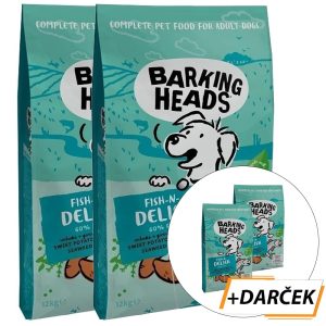 BARKING HEADS Fish-n-Delish NEW 2 x 12 + 2 x 2 kg