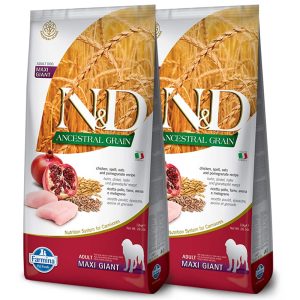 Farmina N & D dog AG adult giant maxi, chicken, spelt, oats & pomegranate 2 x 12 kg