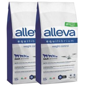 Alleva SP EQUILIBRIUM dog adult weight controll all breed chicken & ocean fish 2 x 12 kg