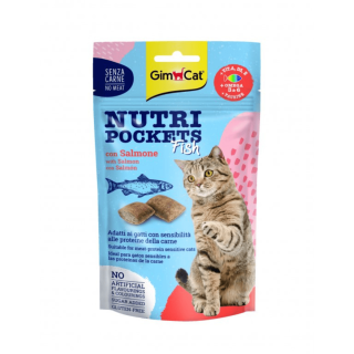 GIMCAT Nutri Pockets losos sensitive 60g