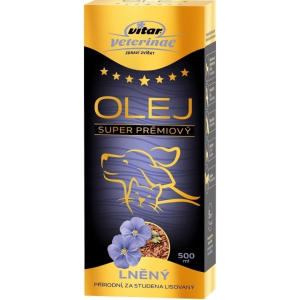 VITAR Veterinae Ľanový olej 500 ml