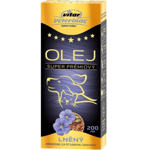 VITAR Veterinae Ľanový olej 200 ml